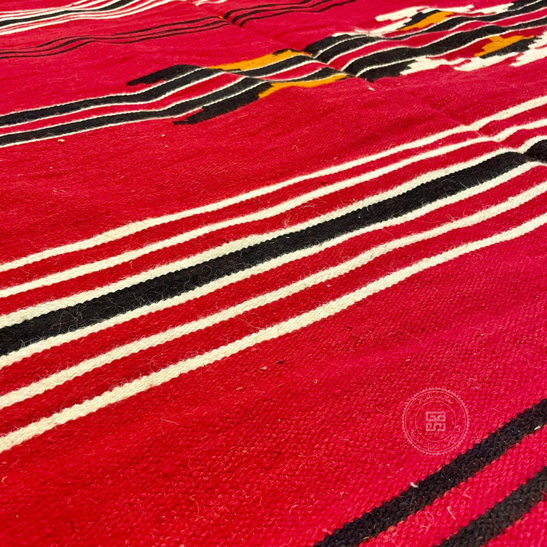 red wool rug مدة سدو أحمر صوف 2×3م – نوع 1 - الصورة 3