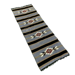 Gray Sadu Rug - 3x1
