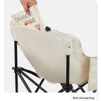 Foldable Camping Chair - White - Image 5
