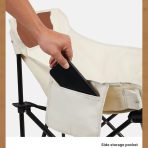 Foldable Camping Chair - White - Image 6