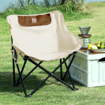 Foldable Camping Chair - White - Image 2