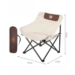 Foldable Camping Chair - White - Image 7