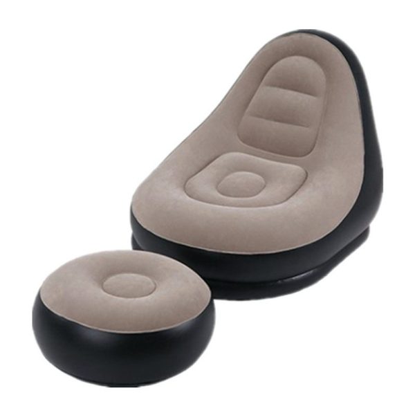 Inflatable Single Sofa With Footrest