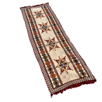Marron & White Syrian Rug 3x1 - Image 3