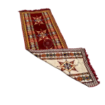 Marron & White Syrian Rug 3x1 - Image 2